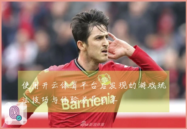使用开云体育平台后发现的游戏玩法技巧与体验差异分享